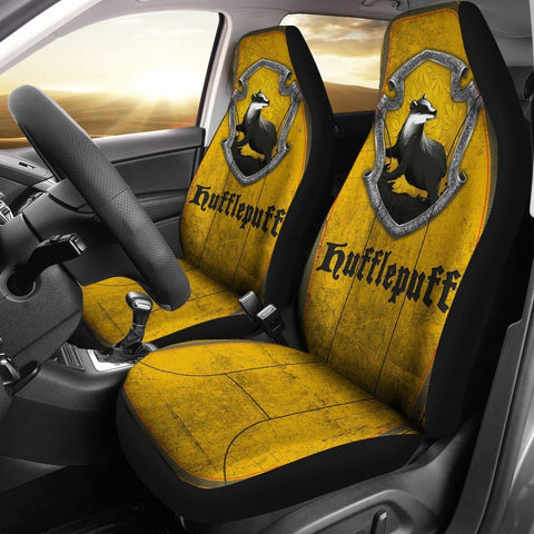 Harry Pottery Hufflepuff Car Seat Cover Set 2pcs Mermaid Freak