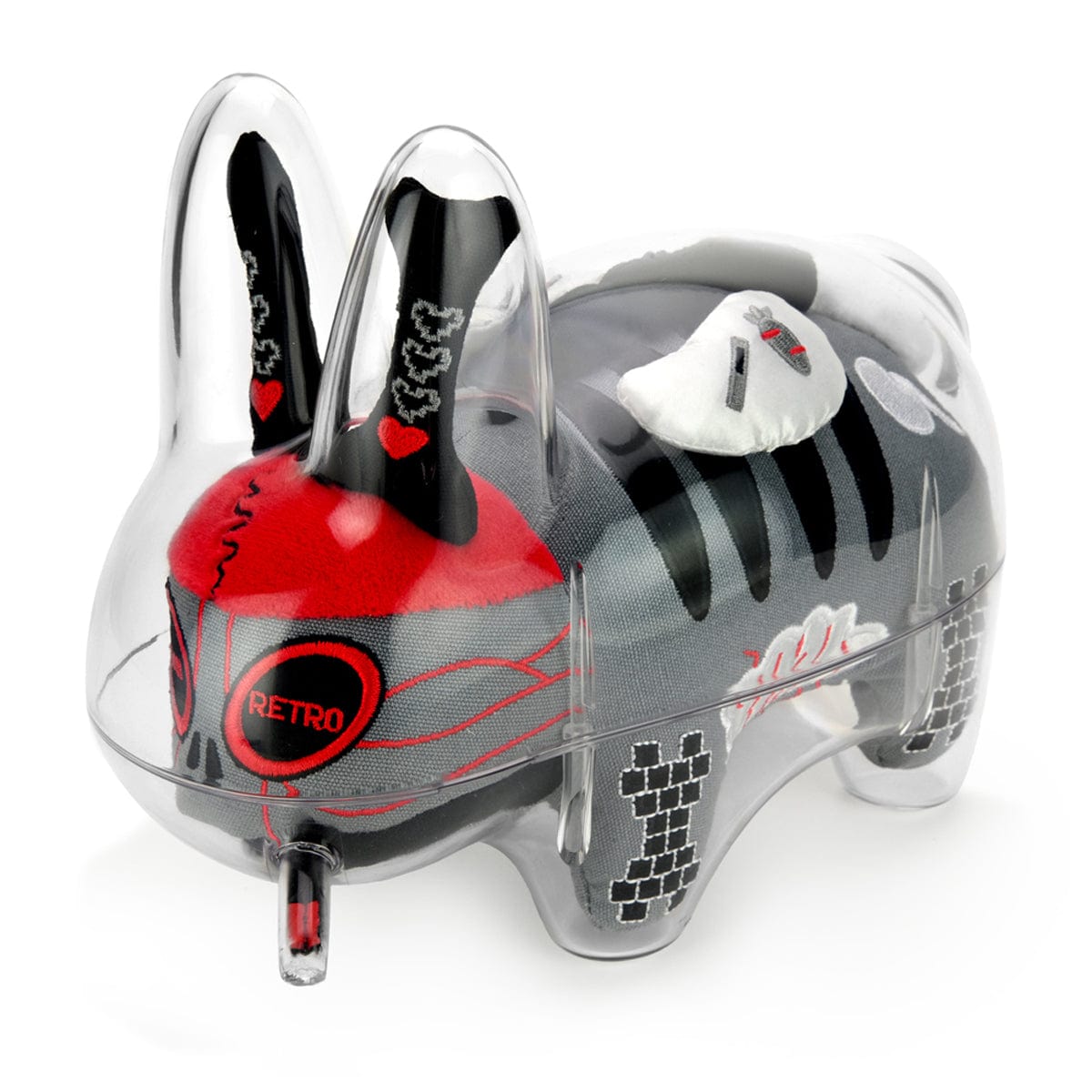 Game Over Visible Labbit 7" Figure by IamRetro x Frank Kozik x Kidrobot - Exclusive