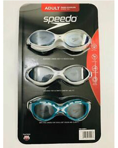 speedo swim goggles 3 pack