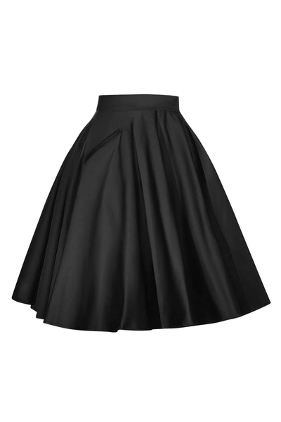 D'Amour Classic Circle Skirt (Black) – Kitten D'Amour