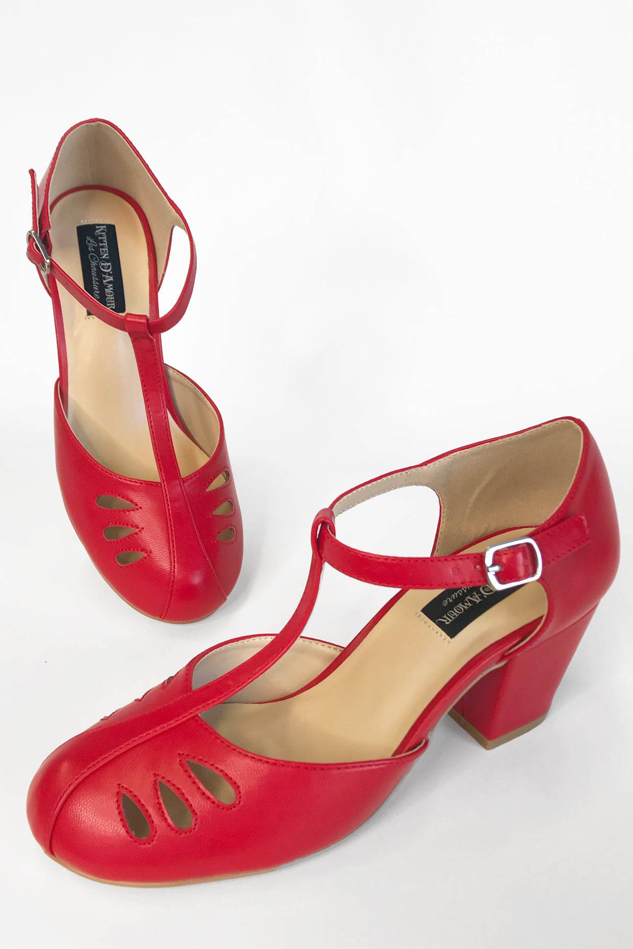 Gatsby Shoe (Red) – Kitten D'Amour