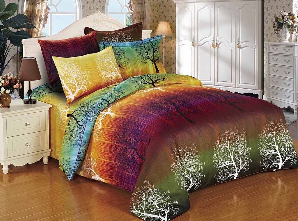 Rainbow Tree Bedding Sets Comfybedding