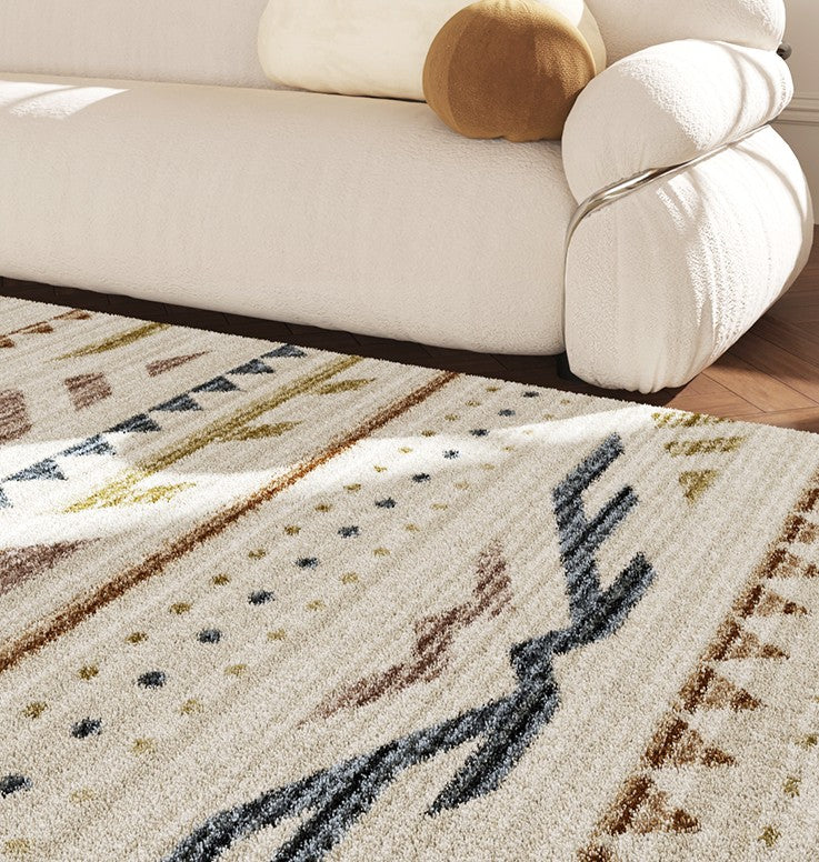 Contemporary Runner Rugs Next to Bed, Modern Hallway Runner Rugs