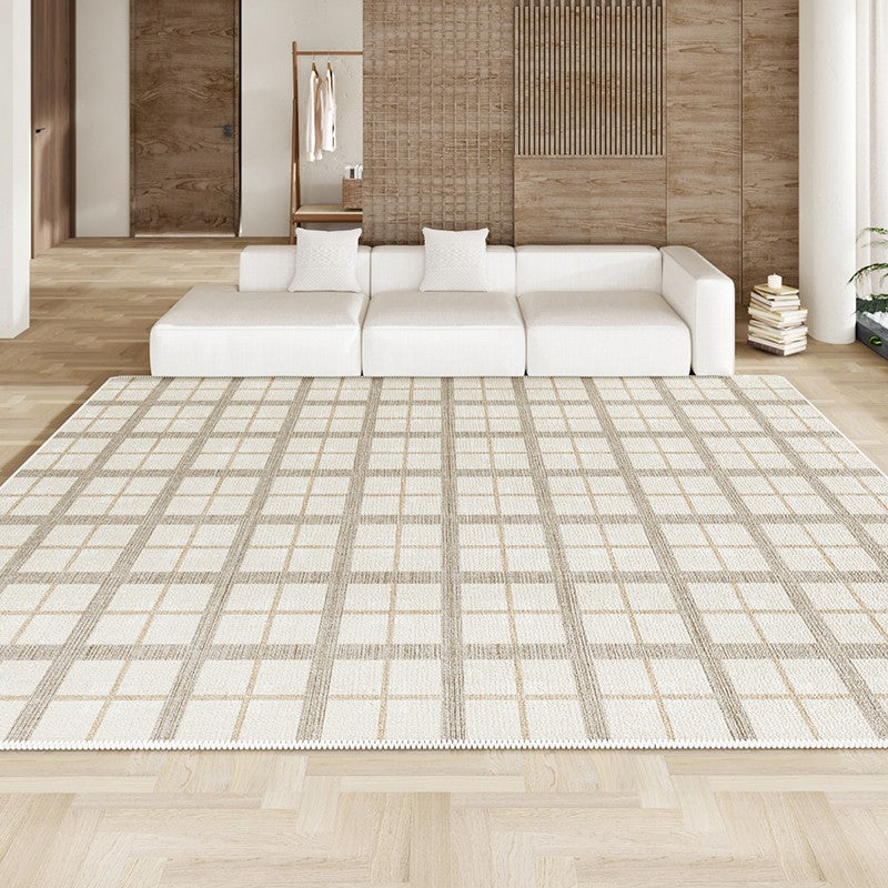 Large Modern Rugs for Living Room, Contemporary Rugs for Office, Simple Modern Beige Rugs for Bedroom, Abstract Geometric Modern Rugs, Modern Rugs for Dining Room