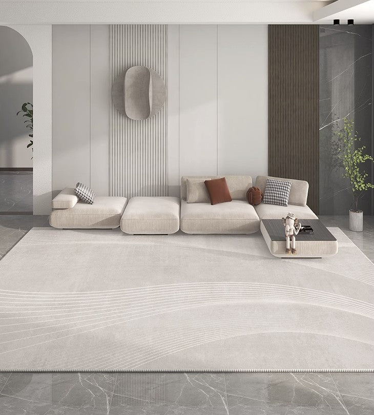 Contemporary Area Rugs for Bedroom, Living Room Modern Rugs, Modern Living Room Rug Placement Ideas, Modern Floor Carpets for Dining Room