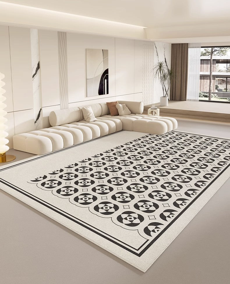 Mid Century Modern Rugs Next to Bed, Modern Carpets for Living Room, Modern Rugs for Dining Room, Contemporary Rugs for Bedroom