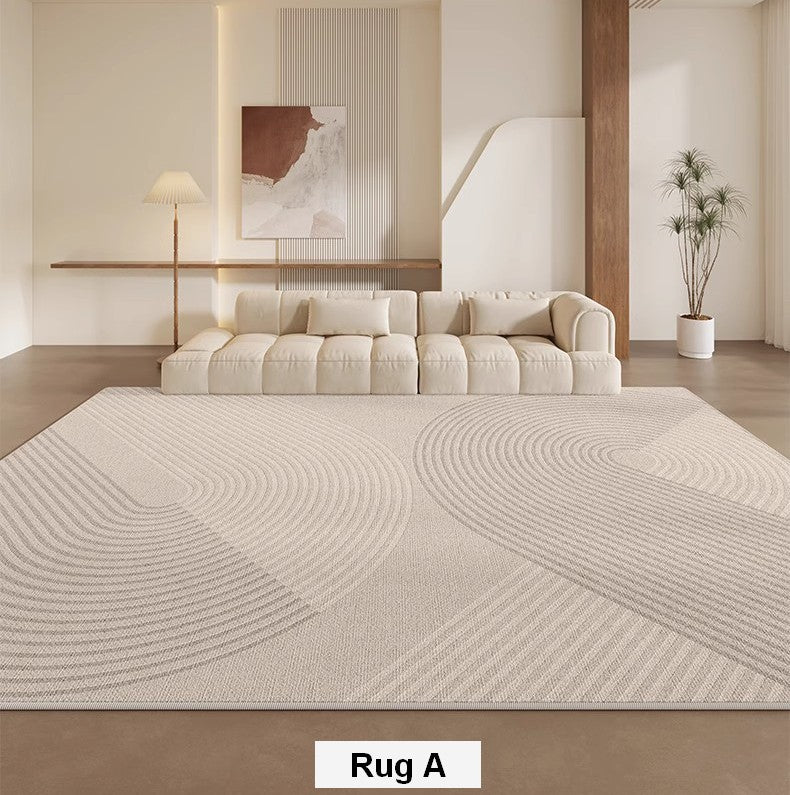 Large Geometric Modern Rugs for Bedroom, Modern Carpets under Dining Room Table, Contemporary Abstract Rugs for Living Room