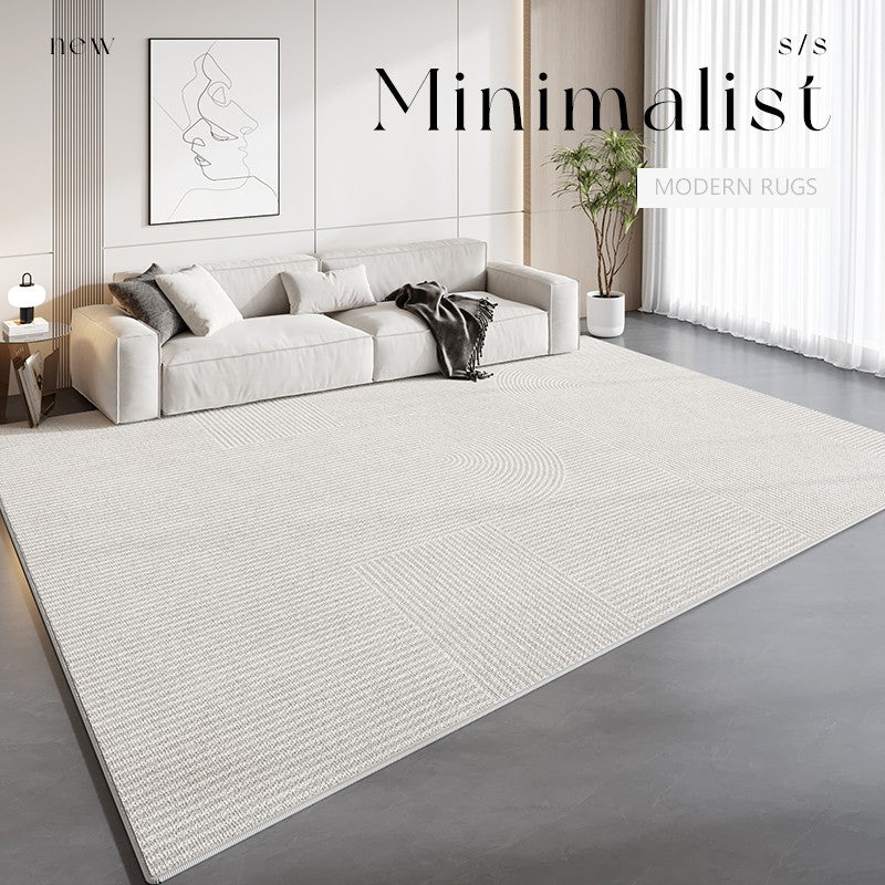 Unique Contemporary Modern Rugs, Large Grey Geometric Carpets, Abstract Modern Rugs for Living Room, Extra Large Modern Rugs under Dining Room Table