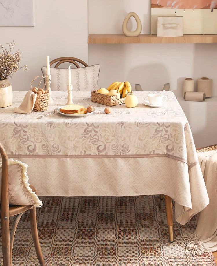 Modern Rectangle Tablecloth Ideas for Kitchen Table, Farmhouse Table C