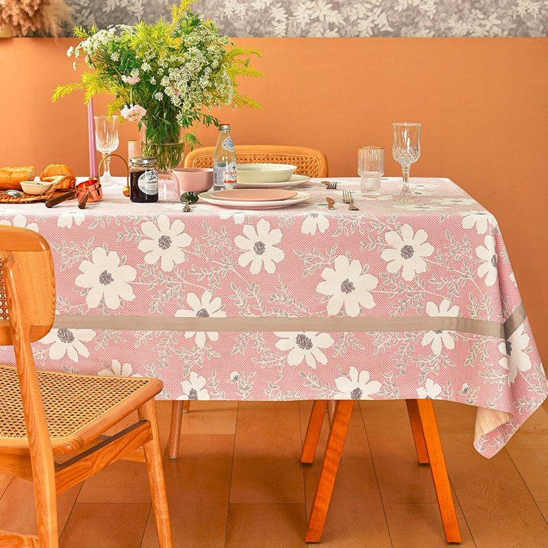 Kitchen Rectangular Table Covers, Square Tablecloth for Round Table, Modern Table Cloths for Dining Room, Farmhouse Cotton Table Cloth, Wedding Tablecloth