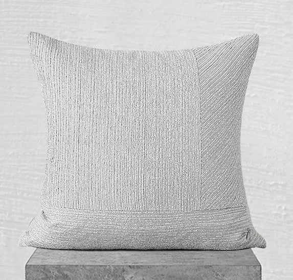 Light Gray Modern Throw Pillows for Couch, Contemporary Throw Pillow for Living Room, Simple Modern Sofa Pillows, Decorative Pillows for Sofa