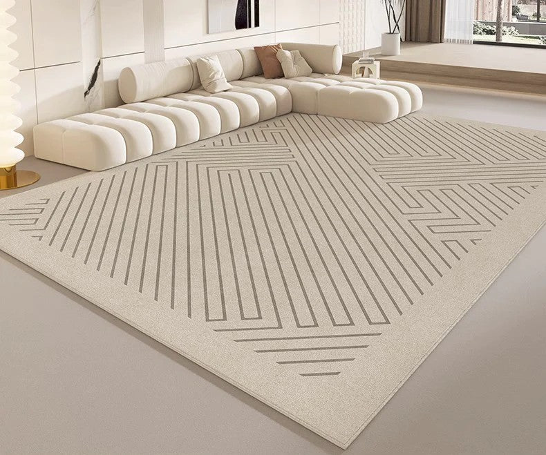 Living Room Rug Placement Ideas, Contemporary Modern Rugs for Sale, Modern Rugs in Dining Room, Bedroom Geometric Area Rugs