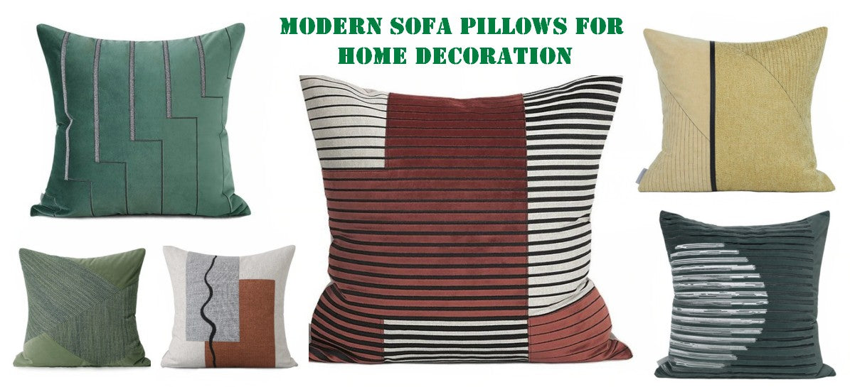 Simple Throw Pillows for Living Room, Modern Sofa Pillows for Coffee Table, Large Modern Pillow Covers, Decorative Modern Throw Pillows for Couch, Fancy Modern Pillows for Interior Design