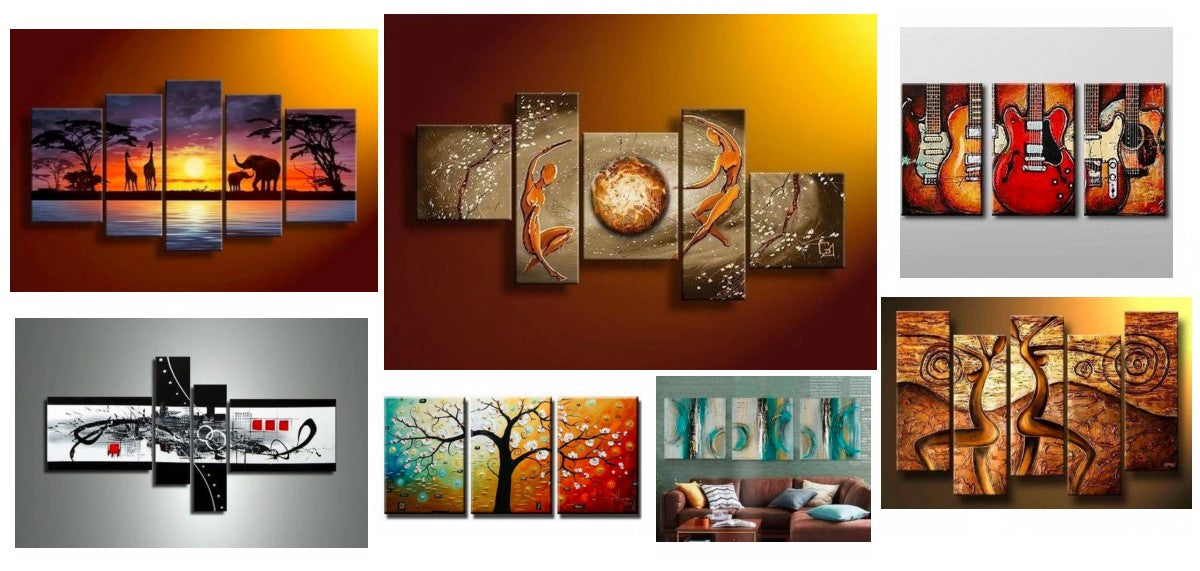 Landscape Paintings for Living Room, Acrylic Paintings for Living Room, Modern Paintings for Living Room, Abstract Contemporary Wall Art Paintings