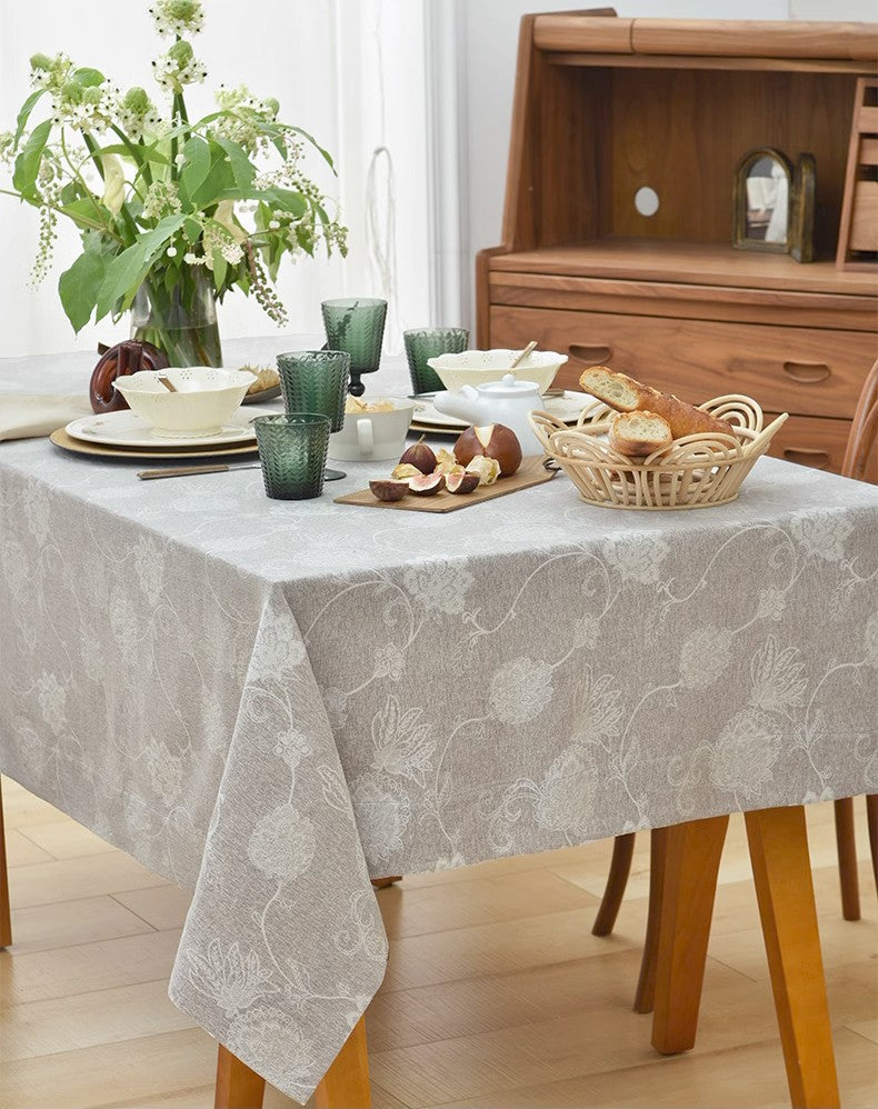 Rustic Table Covers for Kitchen, Country Farmhouse Tablecloth, Square Tablecloth for Round Table, Large Rectangle Tablecloth for Dining Room Table