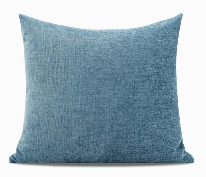 Abstract Blue Modern Sofa Pillows, Large Decorative Throw Pillows, Con