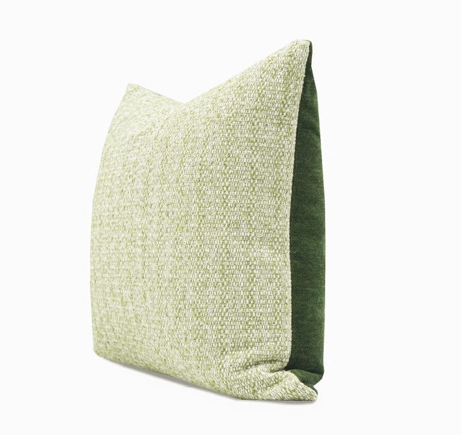 Green White Modern Sofa Pillows, Large Square Modern Throw Pillows for Couch, Simple Throw Pillow for Interior Design, Large Decorative Throw Pillows