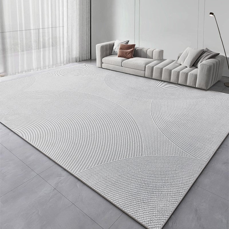 Modern Modern Rugs for Living Room, Abstract Modern Rugs for Bedroom, Dining Room Modern Rugs, Grey Geometric Modern Rugs for Sale
