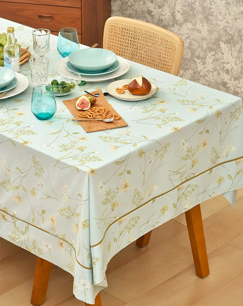 Farmhouse Table Cloth, Wedding Tablecloth, Large Rectangle Tablecloth for Dining Room Table, Rectangular Table Covers for Kitchen, Square Tablecloth for Coffee Table