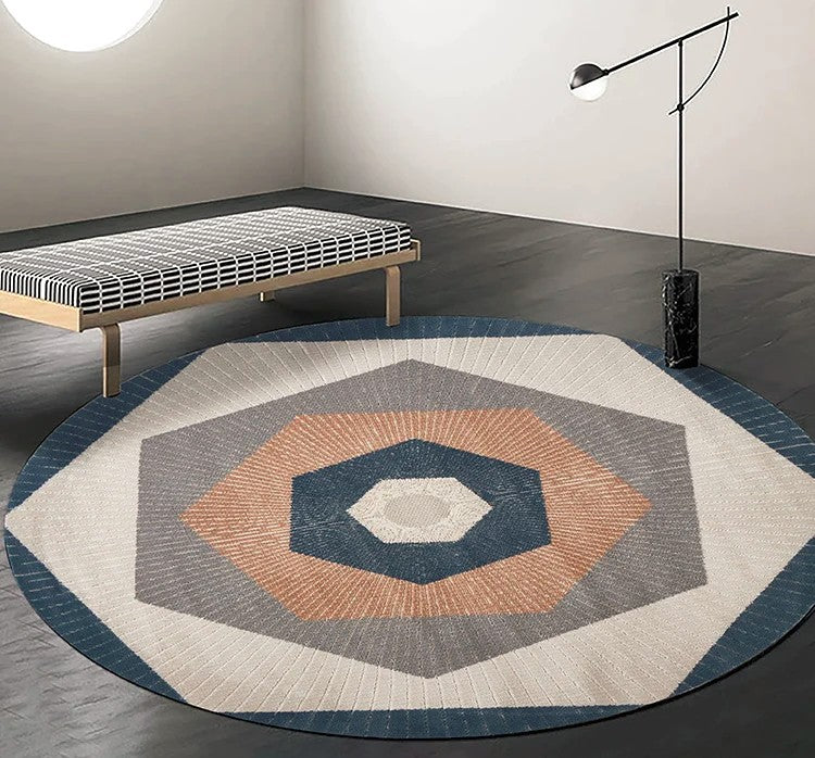 Geometric Modern Rugs for Bedroom, Modern Area Rugs for Dining Room, Abstract Contemporary Area Rugs, Modern Area Rugs under Coffee Table