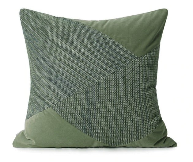 Green Throw Pillows for Couch, Decorative Throw Pillows for Coffee Table, Large Green Pillows, Modern Sofa Pillows, Simple Modern Throw Pillows for Living Room