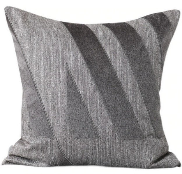 Modern Gray Throw Pillows for Couch, Decorative Throw Pillows for Coffee Table, Modern Sofa Pillows, Simple Modern Throw Pillows for Living Room