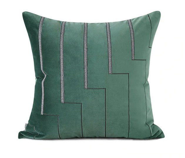 Decorative Throw Pillows for Interior Design, Modern Sofa Pillows, Modern Green Throw Pillows for Couch, Simple Modern Throw Pillows for Living Room
