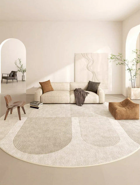 Large Geometric Floor Carpets, Modern Living Room Area Rugs, Bedroom M –  artworkcanvas