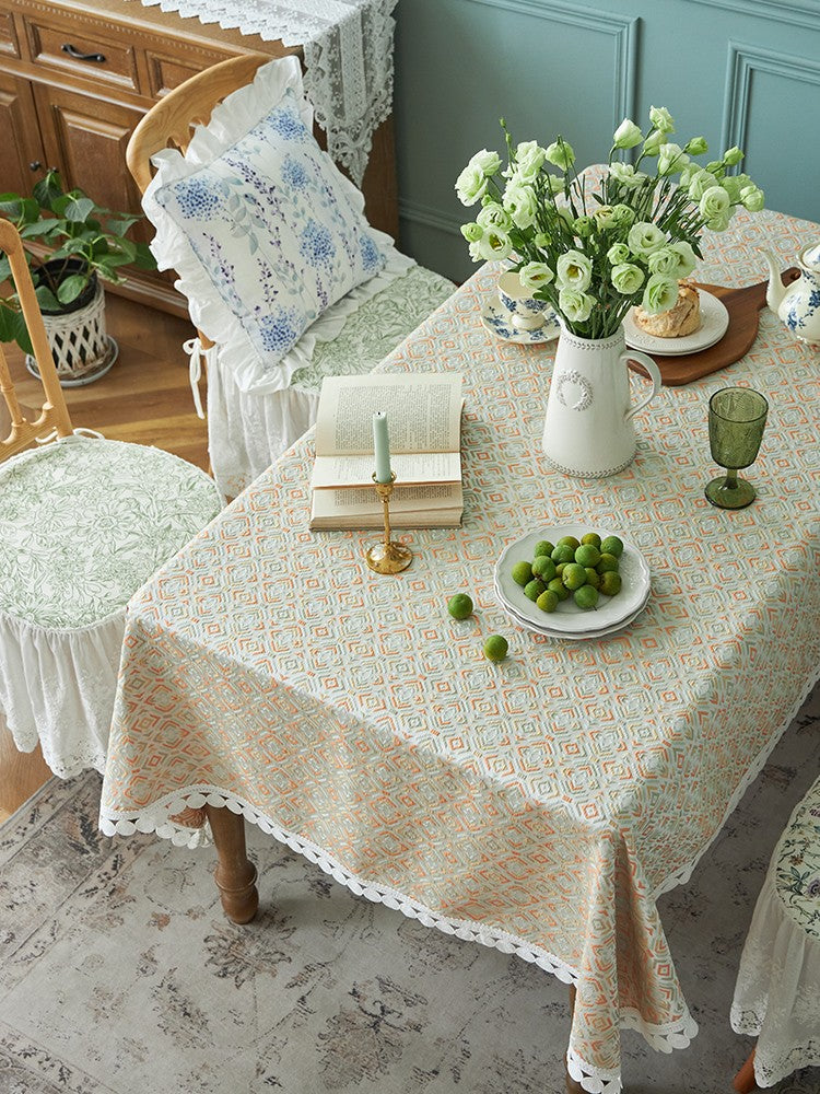 Modern Tablecloth for Home Decoration, Large Square Tablecloth for Round Table, Extra Large Rectangle Tablecloth for Dining Room Table