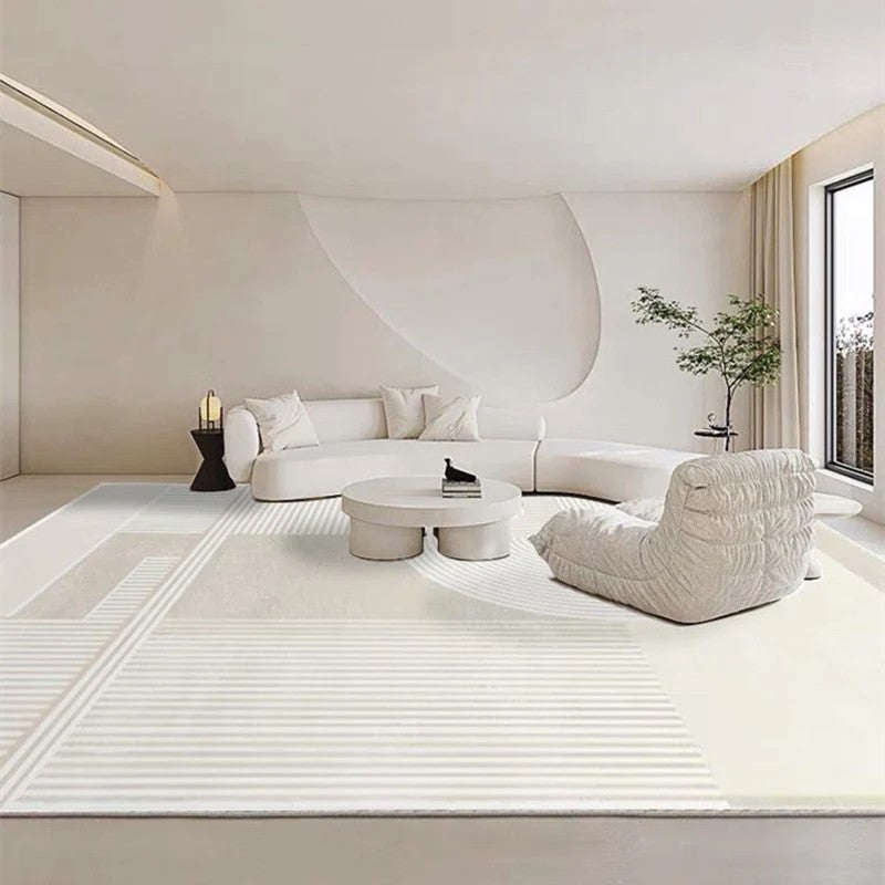 Bedroom Modern Rugs, Abstract Modern Area Rugs under Dining Room Table, Large Geometric Floor Carpets, Modern Living Room Area Rugs