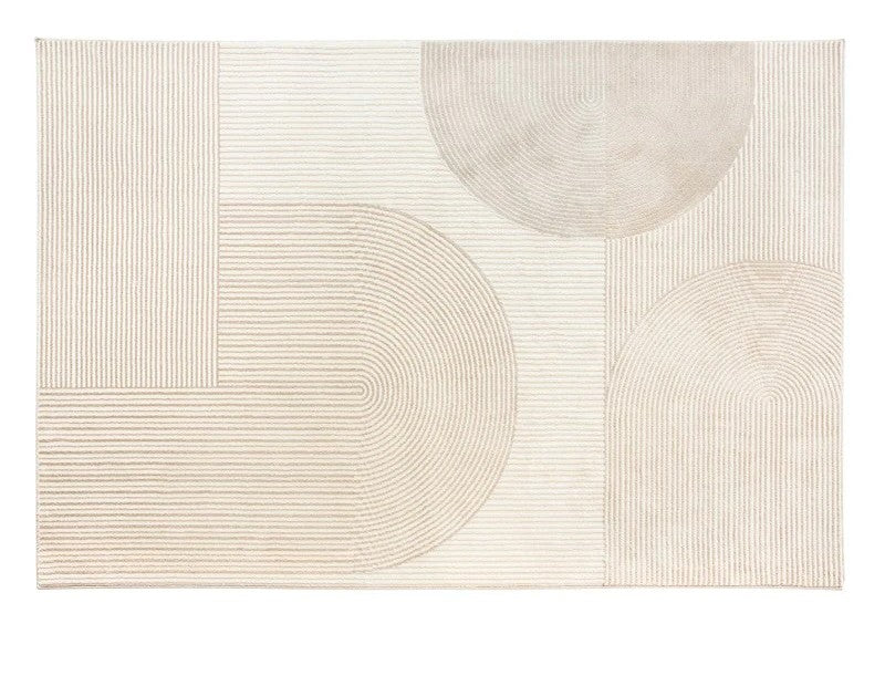 Beige Geometric Modern Rugs, Extra Large Modern Rugs for Living Room, Bedroom Modern Area Rugs, Modern Area Rugs under Dining Room Table