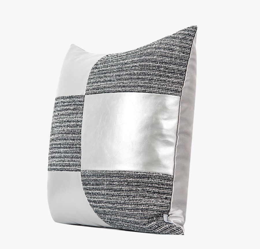 Abstract Contemporary Throw Pillow for Living Room, Grey Decorative Throw Pillows for Couch, Large Modern Sofa Throw Pillows