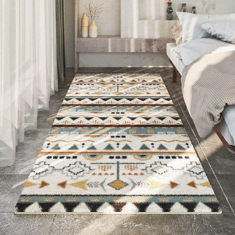 Long Runner Rugs for Hallway, Contemporary Runner Rugs Next to Bed