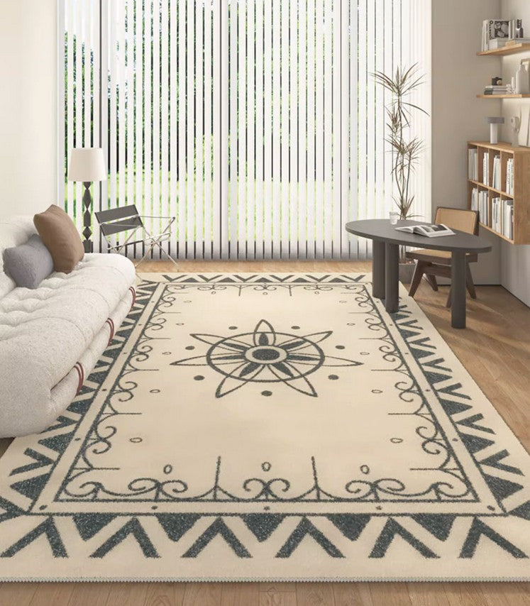 Hallway Modern Runner Rugs, Thick Contemporary Area Rugs Next to Bed, Abstract Area Rugs for Living Room, Modern Rugs under Dining Room Table