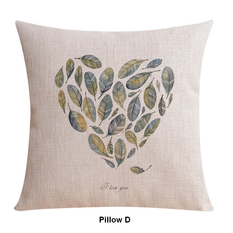 Decorative Sofa Pillows for Dining Room, Simple Decorative Pillow Covers, Love Birds Throw Pillows for Couch, Singing Birds Decorative Throw Pillows