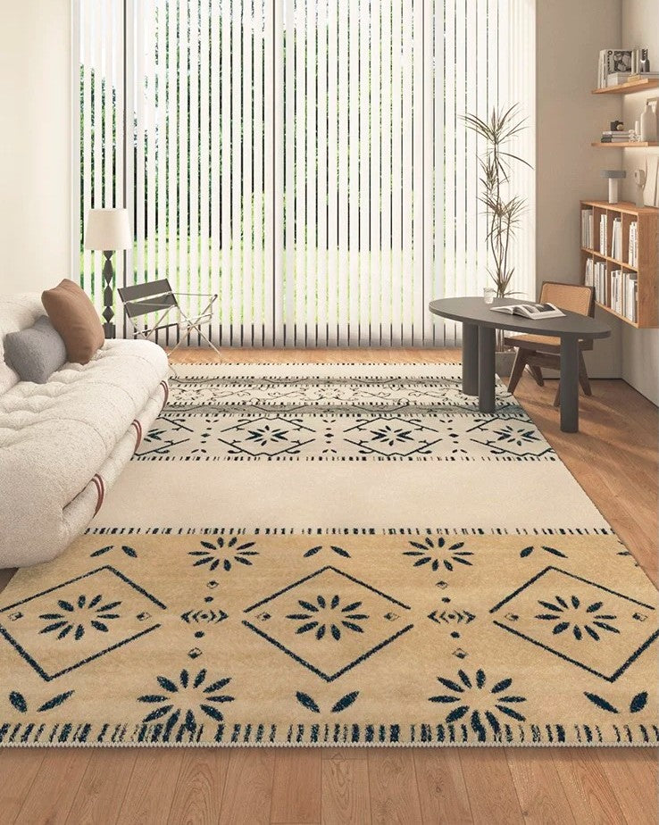 Thick Contemporary Area Rugs Next to Bed, Modern Runner Rugs for Hallway, Abstract Area Rugs for Living Room, Modern Rugs for Dining Room