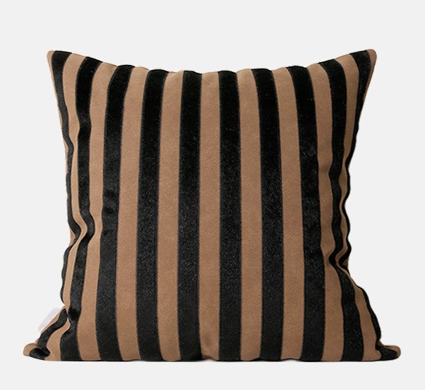 Large Modern Decorative Pillows for Sofa, Contemporary Cushions for Interior Design, Brown  Modern Throw Pillows for Couch