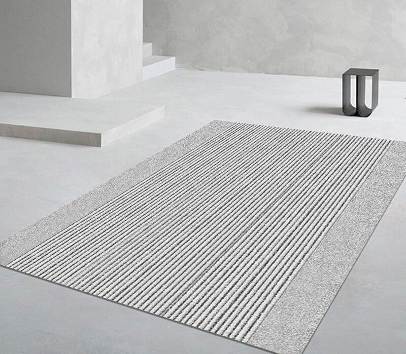 Contemporary Modern Rugs, Large Abstract Modern Rugs for Bedroom, Large Grey Modern Rugs for Living Room, Grey Modern Rugs for Sale