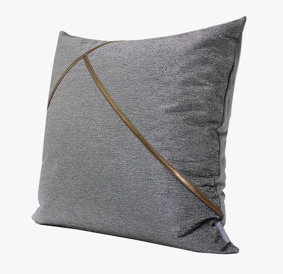 Modern Sofa Throw Pillows, Light Grey Abstract Contemporary Throw Pillow for Living Room, Large Decorative Throw Pillows for Couch