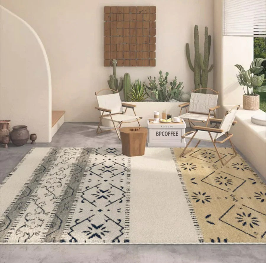 Thick Contemporary Area Rugs Next to Bed, Modern Runner Rugs for Hallway, Abstract Area Rugs for Living Room, Modern Rugs for Dining Room