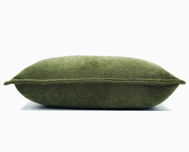 Large Throw Pillow for Interior Design, Simple Decorative Throw Pillows, Large Green Square Modern Throw Pillows for Couch, Contemporary Modern Sofa Pillows