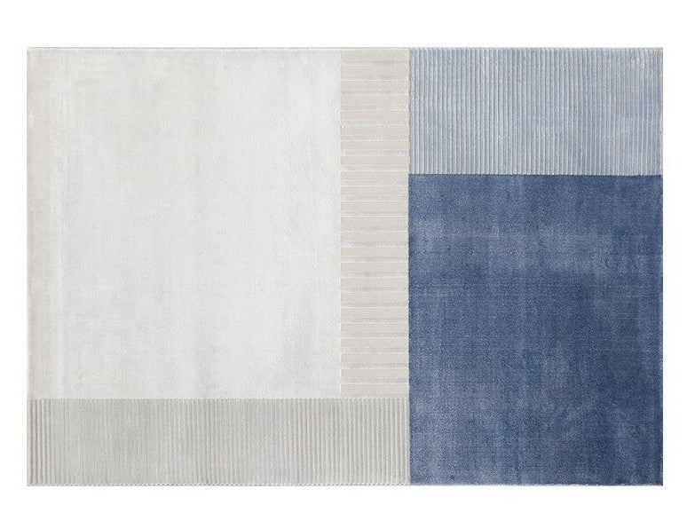 Modern Area Rugs, Geometric Area Rugs for Living Room, Dining Room Area Rugs, Large Grey Blue Floor Rugs, Contemporary Area Rugs for Bedroom