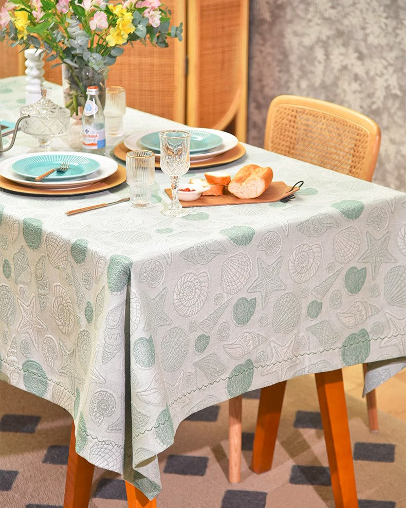 Modern Dining Room Table Cloths, Farmhouse Table Cloth, Wedding Tablecloth, Square Tablecloth for Round Table, Cotton Rectangular Table Covers for Kitchen