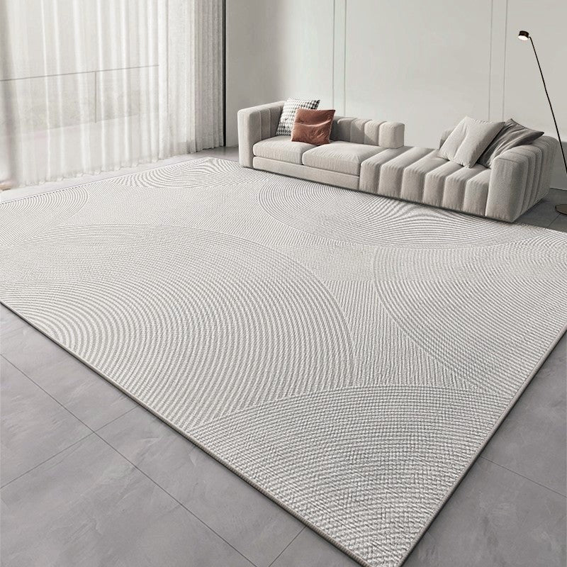 Modern Modern Rugs for Living Room, Abstract Modern Rugs for Bedroom, Dining Room Modern Rugs, Grey Geometric Modern Rugs for Sale