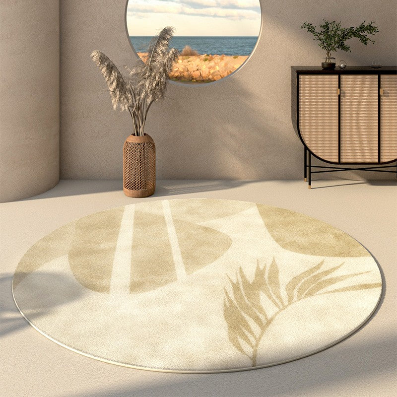 Modern Runner Rugs for Entryway, Circular Modern Rugs under Coffee Table, Bathroom Washable Modern Rugs, Round Contemporary Modern Rugs in Bedroom