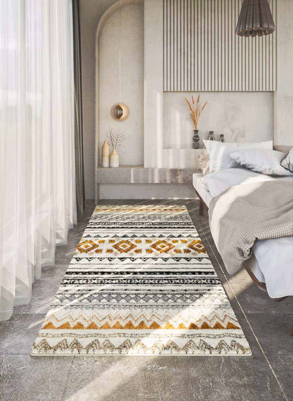 Contemporary Modern Rugs for Living Room, Modern Runner Rugs Next to Bed, Modern Rugs for Hallway, Geometric Modern Rugs for Dining Room