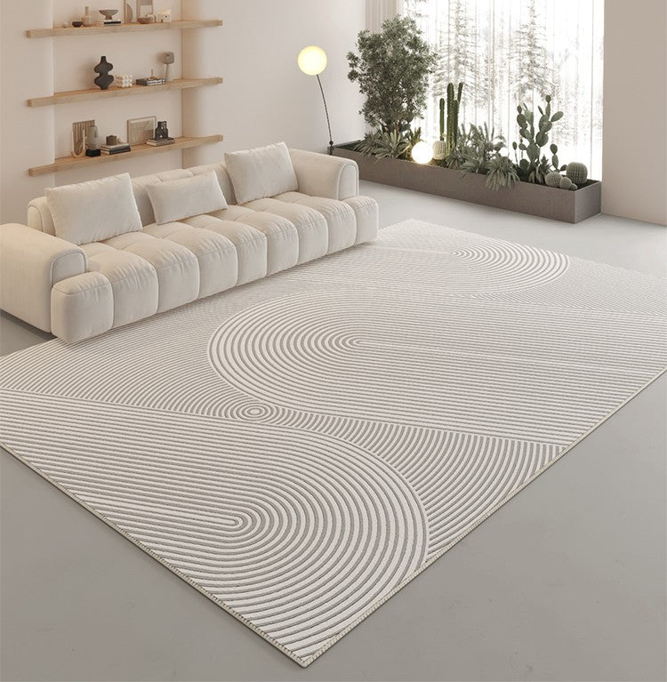Abstract Contemporary Modern Rugs, Unique Modern Rugs for Bedroom, Modern Area Rugs for Living Room, Dining Room Floor Carpet Placement Ideas