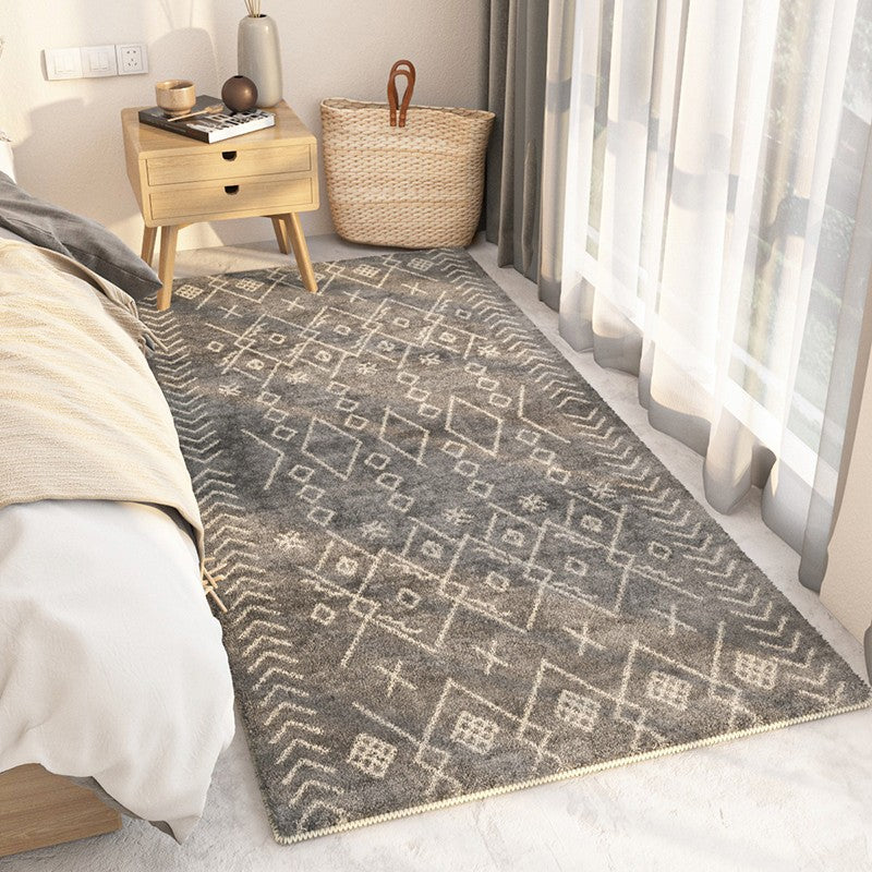 Thick Modern Rugs Next to Bed, Entryway Modern Runner Rugs, Contemporary Modern Rugs for Living Room, Modern Runner Rugs for Hallway