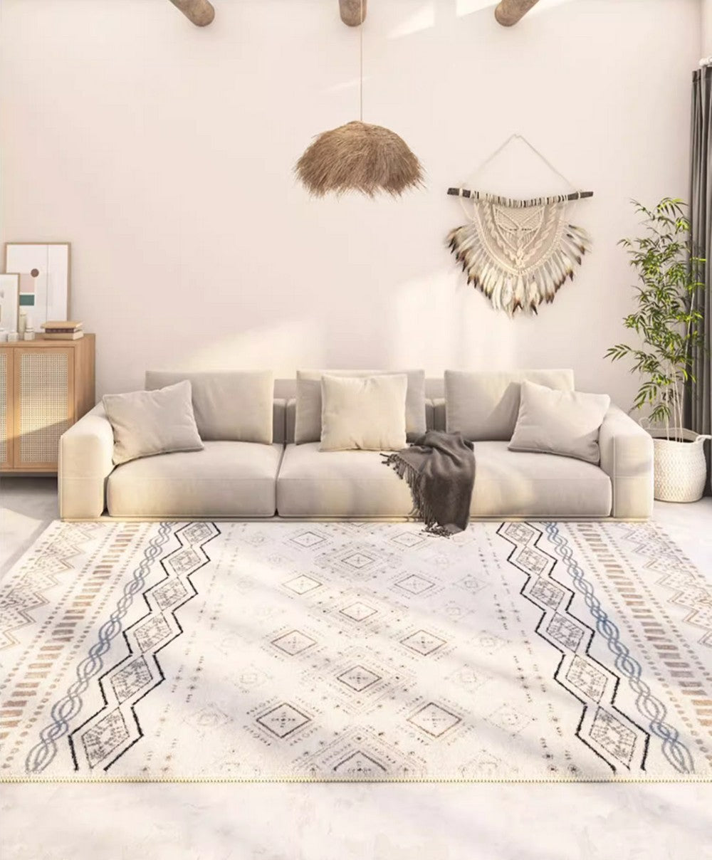 Contemporary Modern Rugs for Living Room, Thick Modern Rugs Next to Bed, Entryway Modern Runner Rugs, Modern Runner Rugs for Hallway