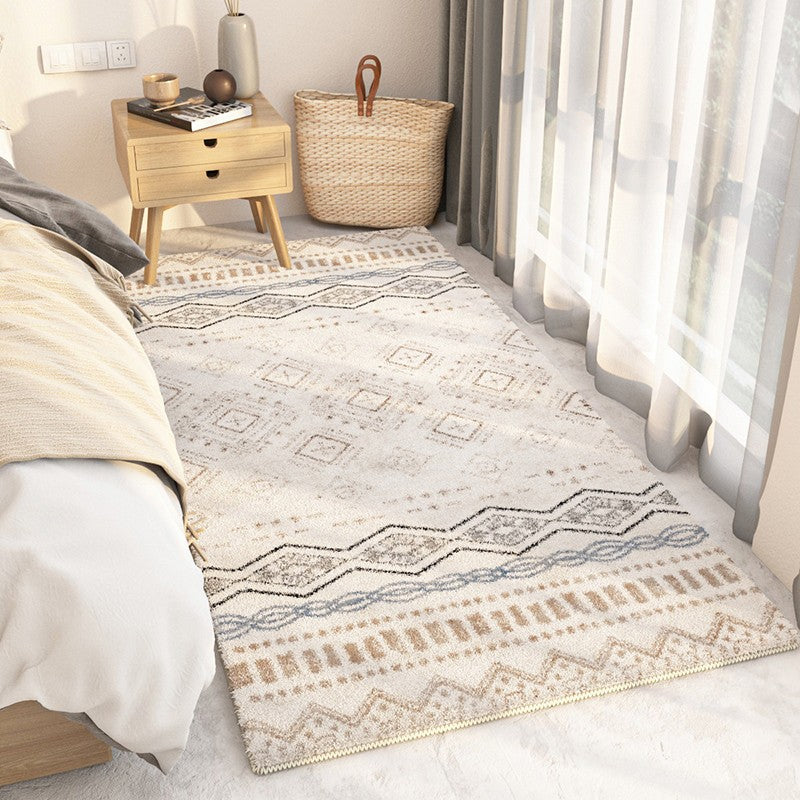 Contemporary Modern Rugs for Living Room, Thick Modern Rugs Next to Bed, Entryway Modern Runner Rugs, Modern Runner Rugs for Hallway